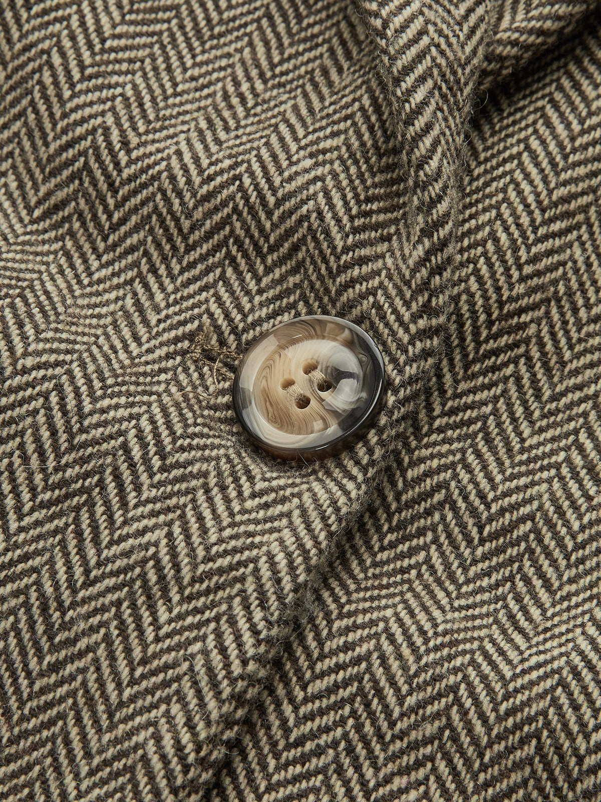 Large 3D Flower Single Button Tweed Blazer 3