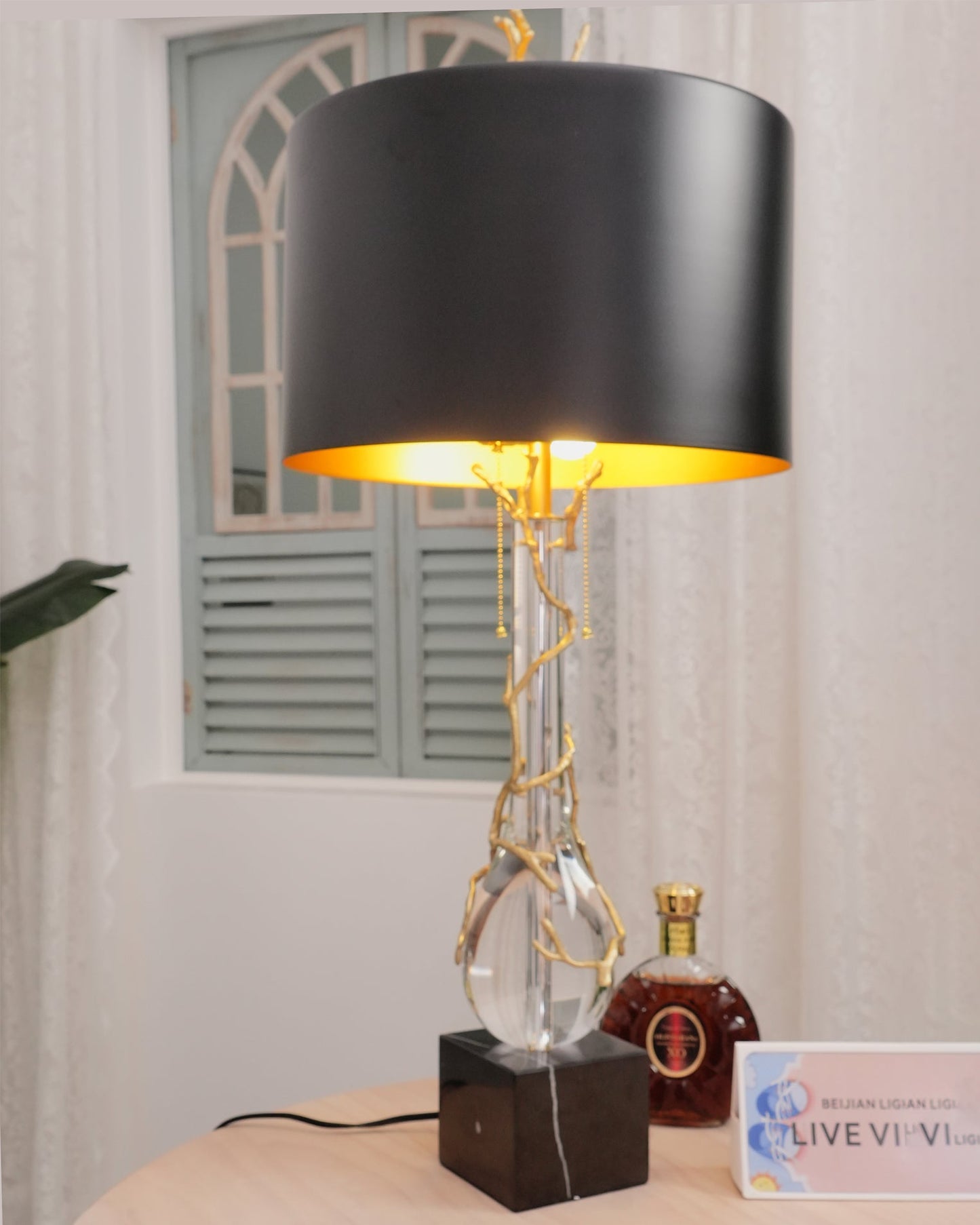 LoraLuxe - Stone Desk Lamp