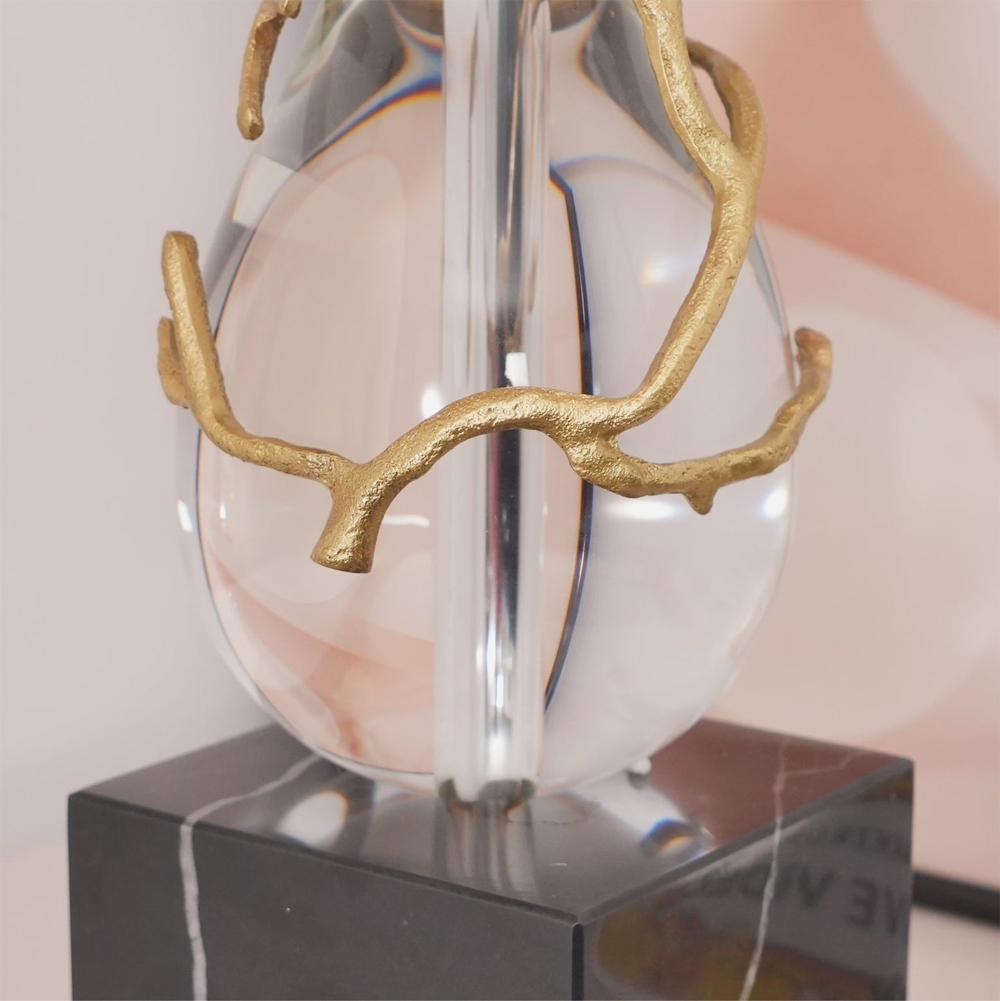 LoraLuxe - Stone Desk Lamp