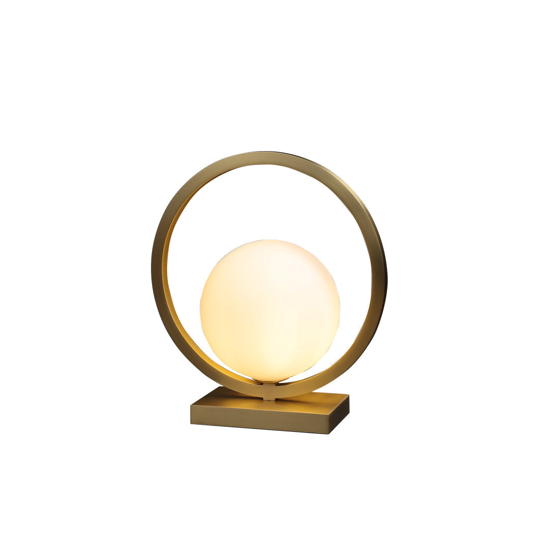 LuxeBrass - Table Lamp with Brass Touch and Atmospheric Lighting
