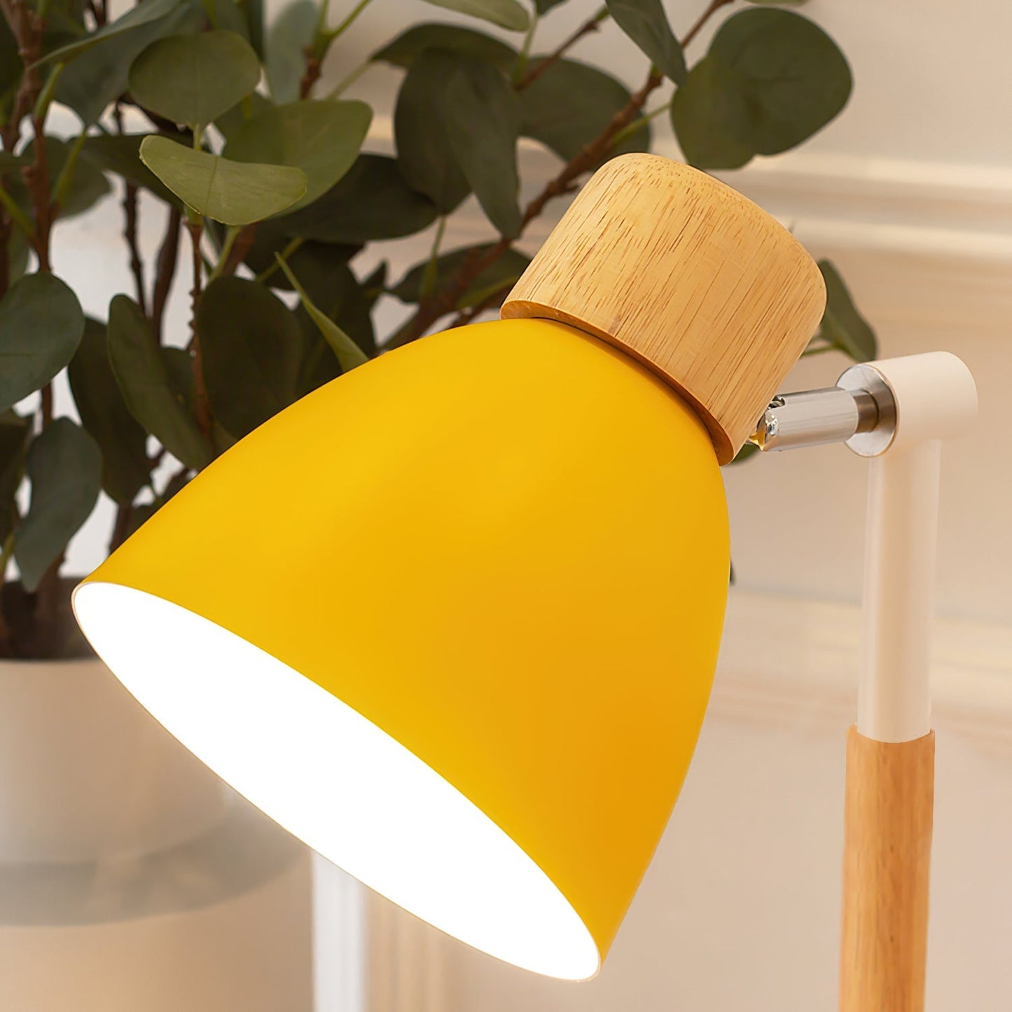 GentleHue - Wooden Lamp with Soft, Macaron-Inspired Colours