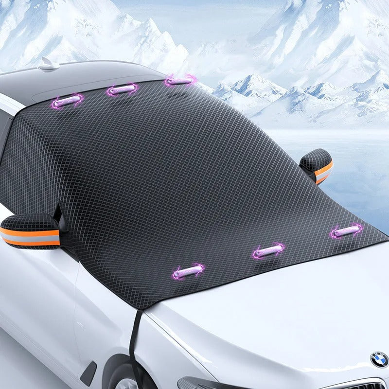 Magnetic Car Snow Cover for Year-Round Protection – Durable Oxford Fabric, Easy Installation 1