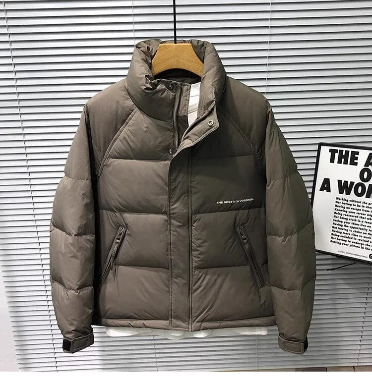 Men's Thick Padded Down Jacket – Lightweight Insulated Winter Coat for Casual Style 1