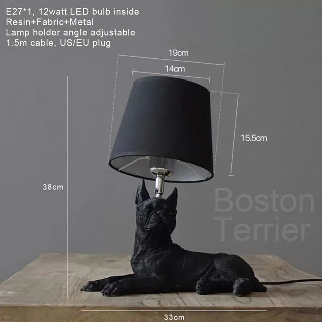 PupChic - Art Deco Puppy Lamp