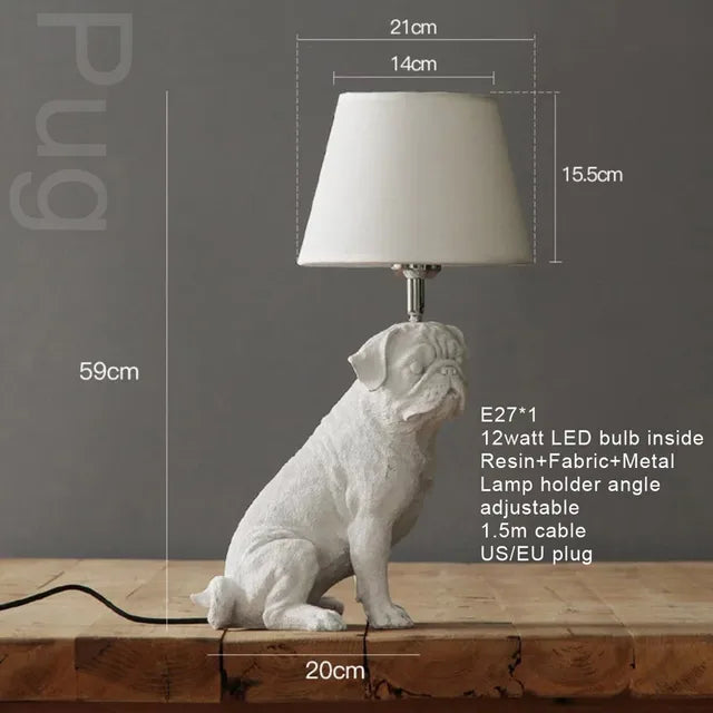 PupChic - Art Deco Puppy Lamp