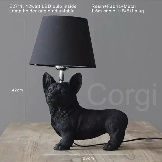 PupChic - Art Deco Puppy Lamp