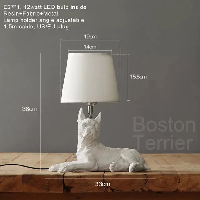 PupChic - Art Deco Puppy Lamp