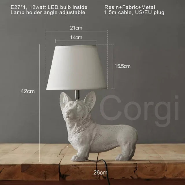 PupChic - Art Deco Puppy Lamp