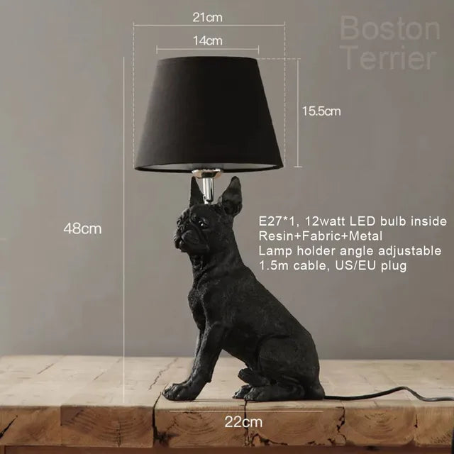 PupChic - Art Deco Puppy Lamp