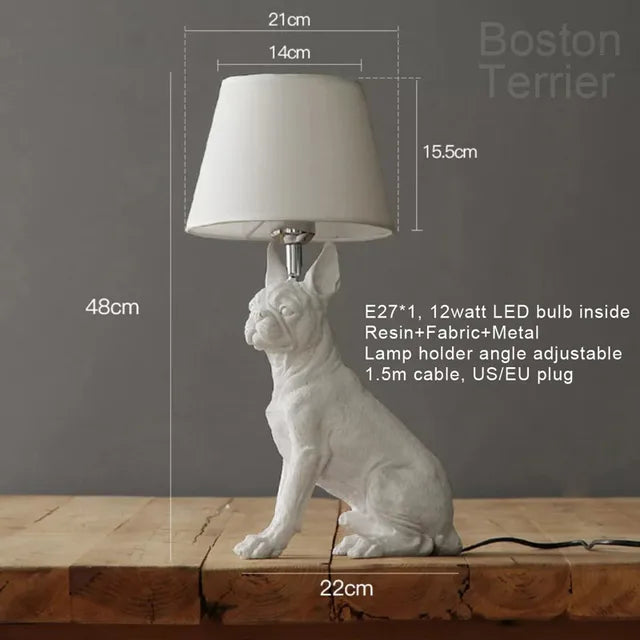 PupChic - Art Deco Puppy Lamp