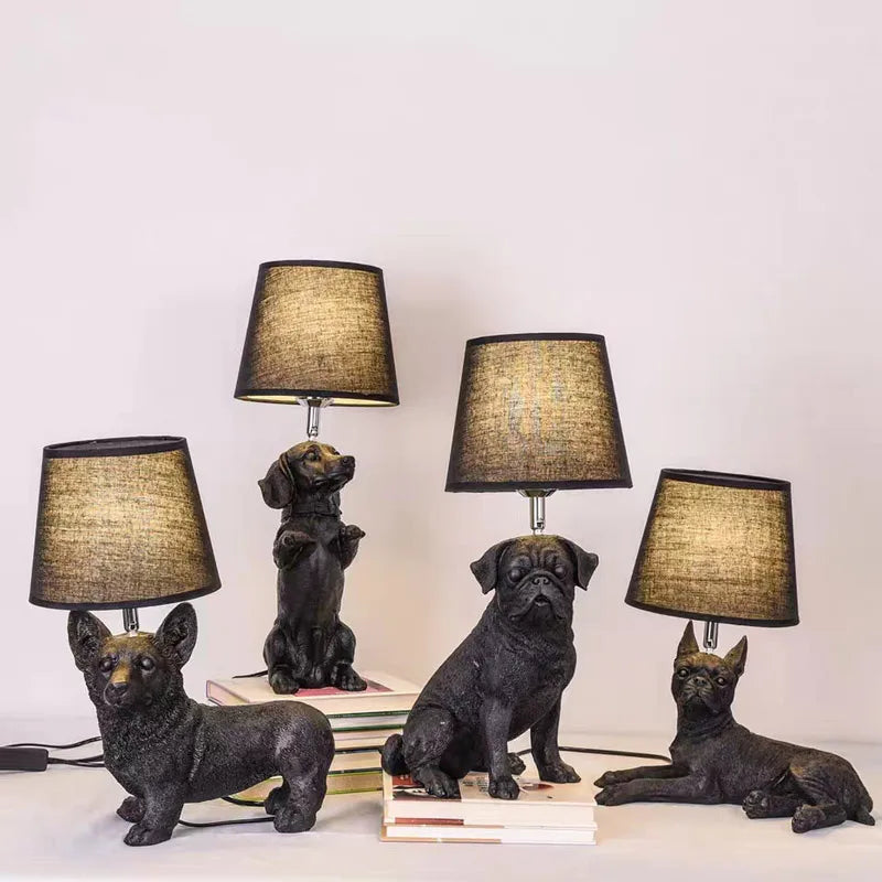 PuppyGlow - Art Deco Inspired Desk Lamp