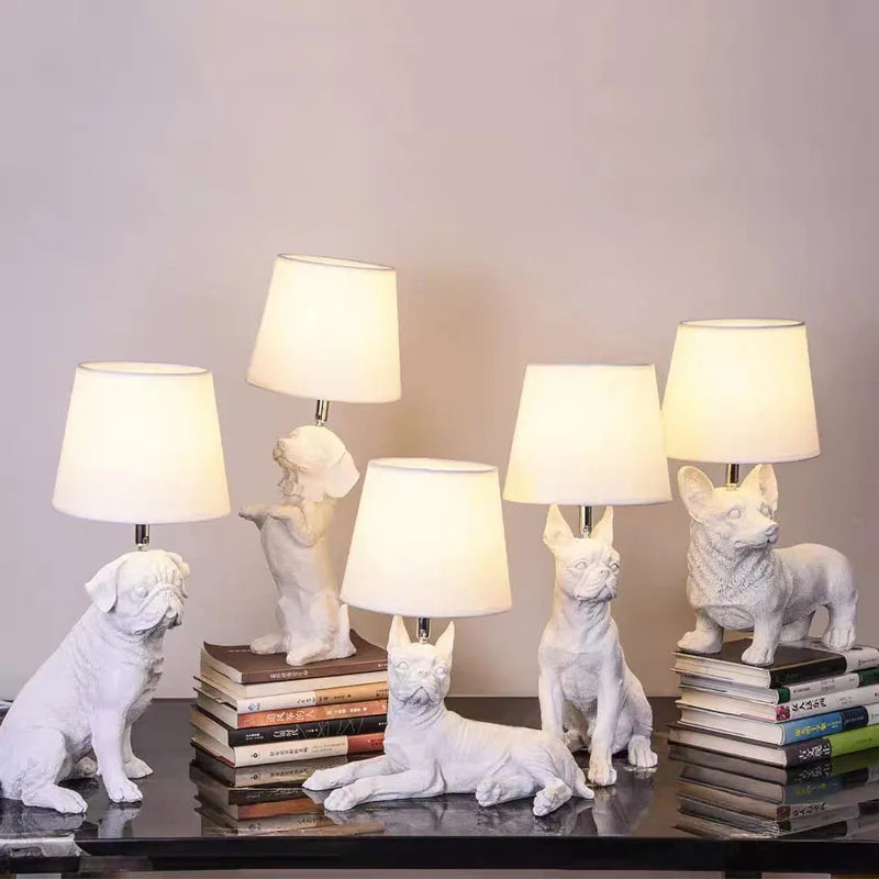PuppyGlow - Art Deco Inspired Desk Lamp