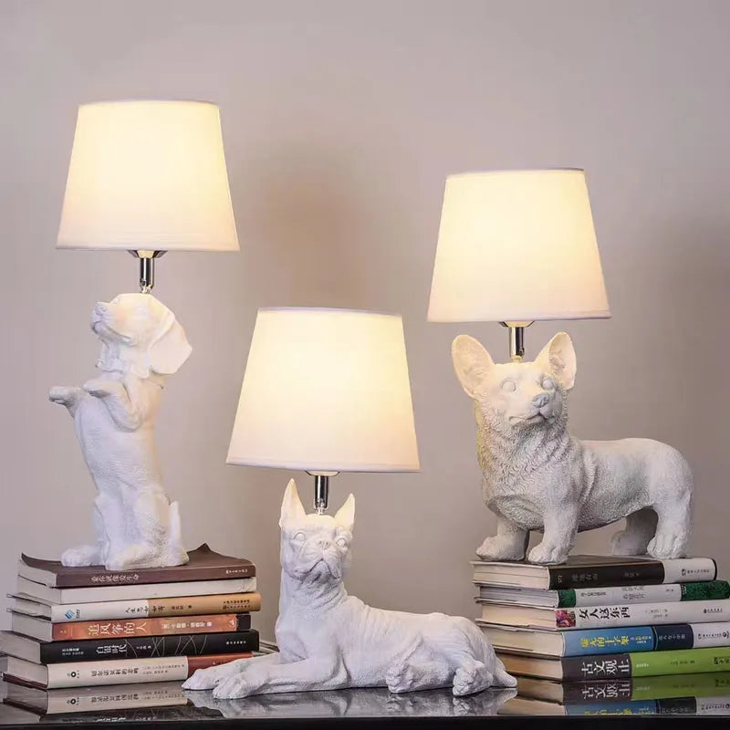 PuppyGlow - Art Deco Inspired Desk Lamp