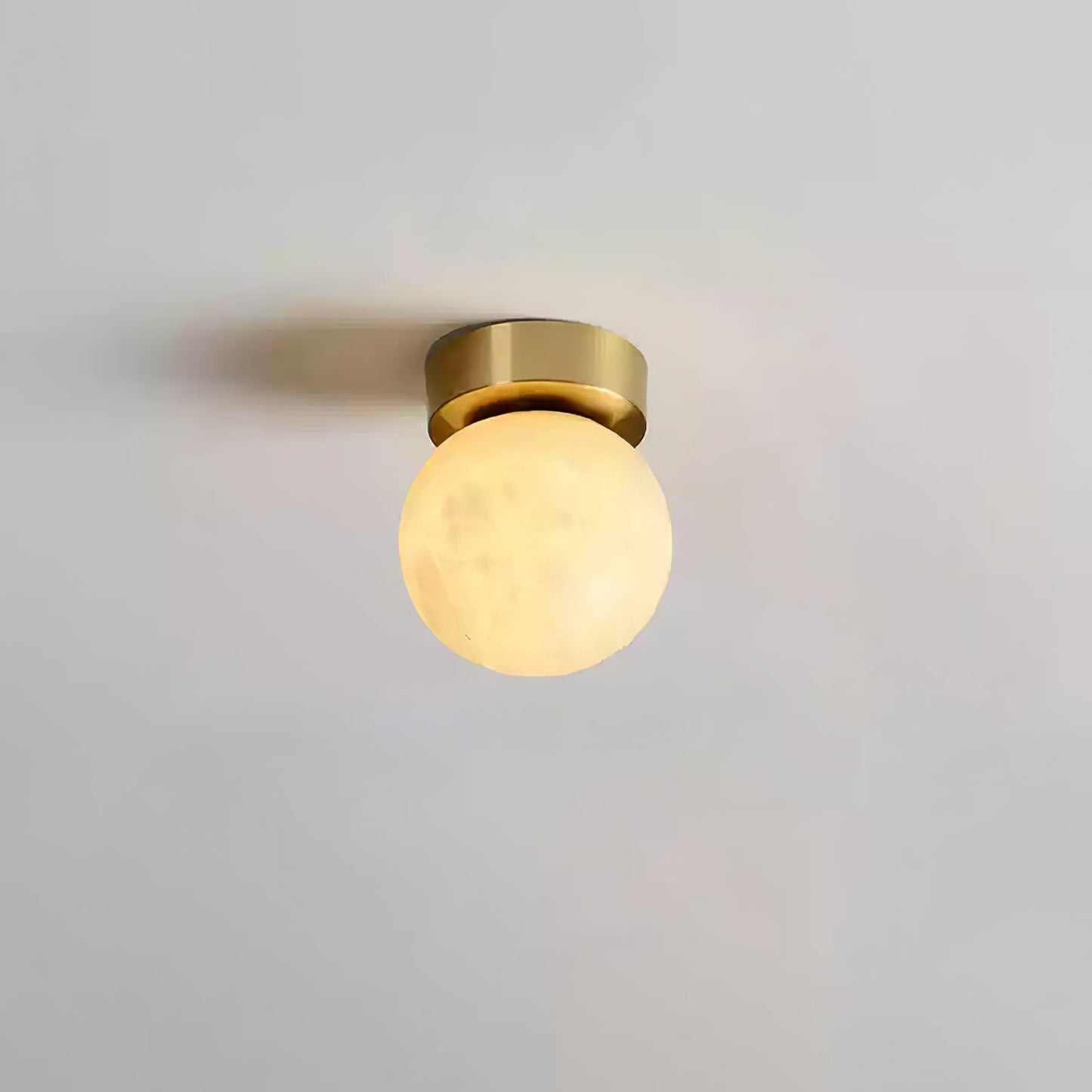MoonAura – Alabaster Ceiling Pendant