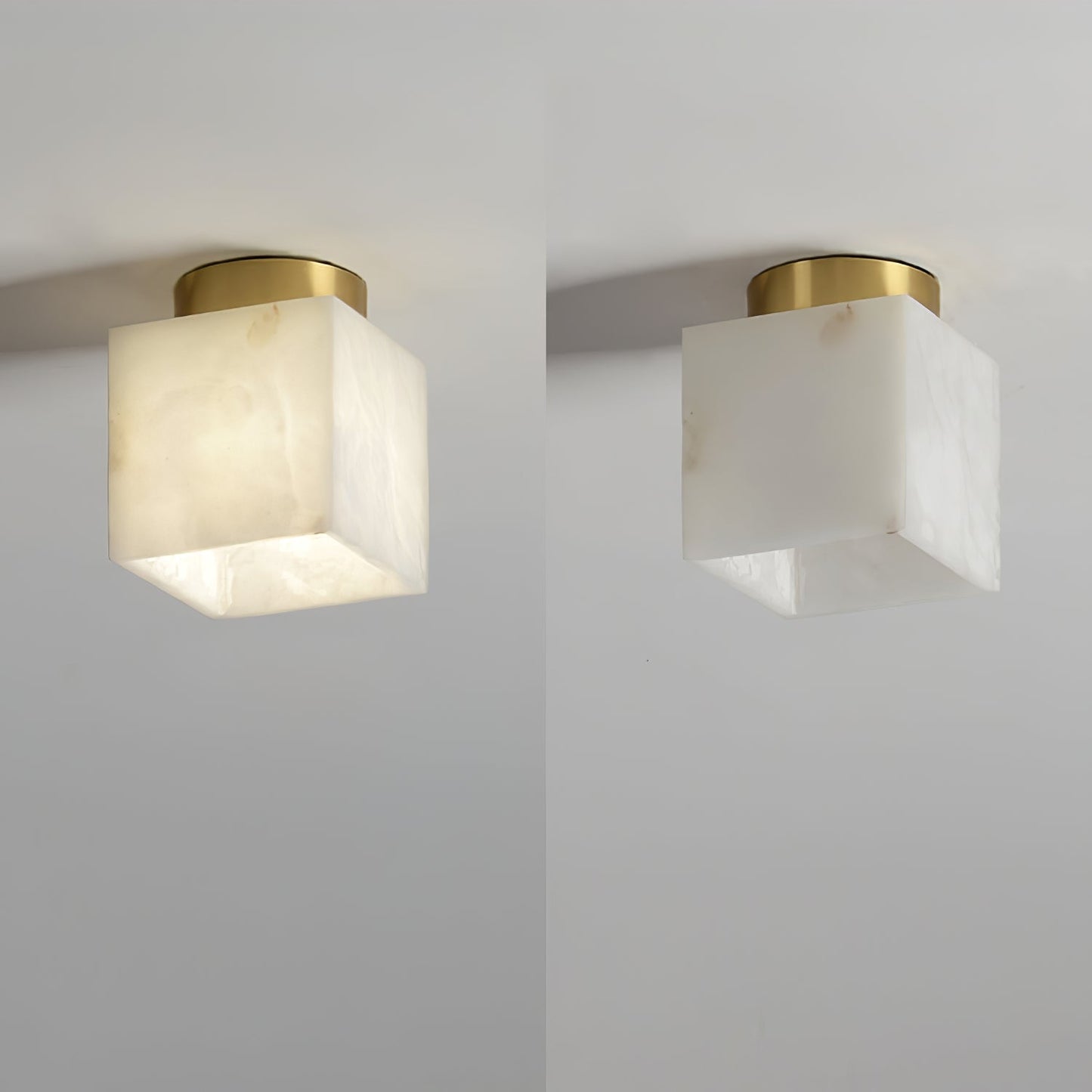 MoonAura – Alabaster Ceiling Pendant