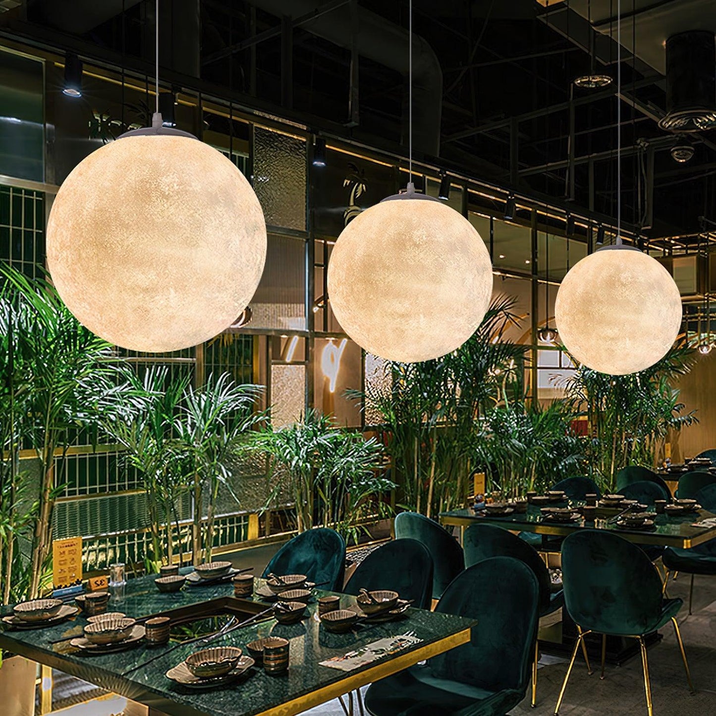 SilverMoon - Bright Pendant Light
