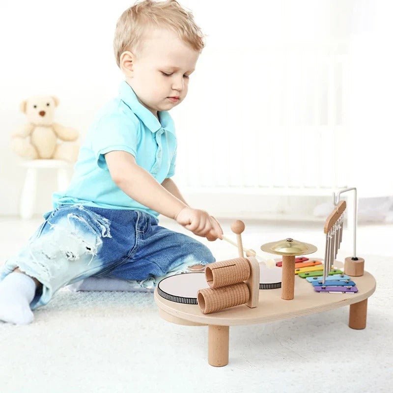 Musical Wooden Toy Set for Babies – Colorful Xylophone and Instruments for 12 Months and Up 2