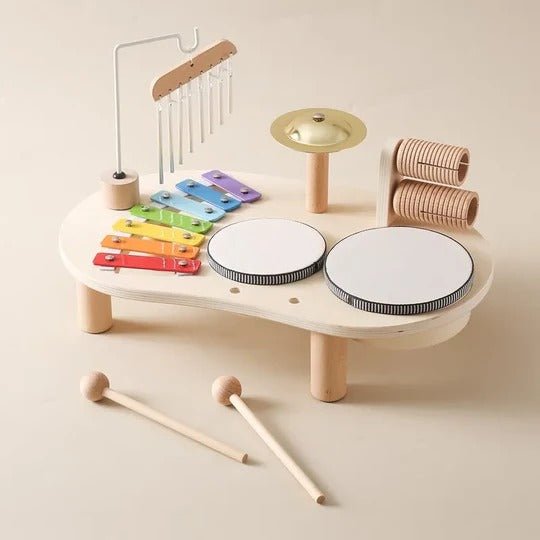 Musical Wooden Toy Set for Babies – Colorful Xylophone and Instruments for 12 Months and Up 4