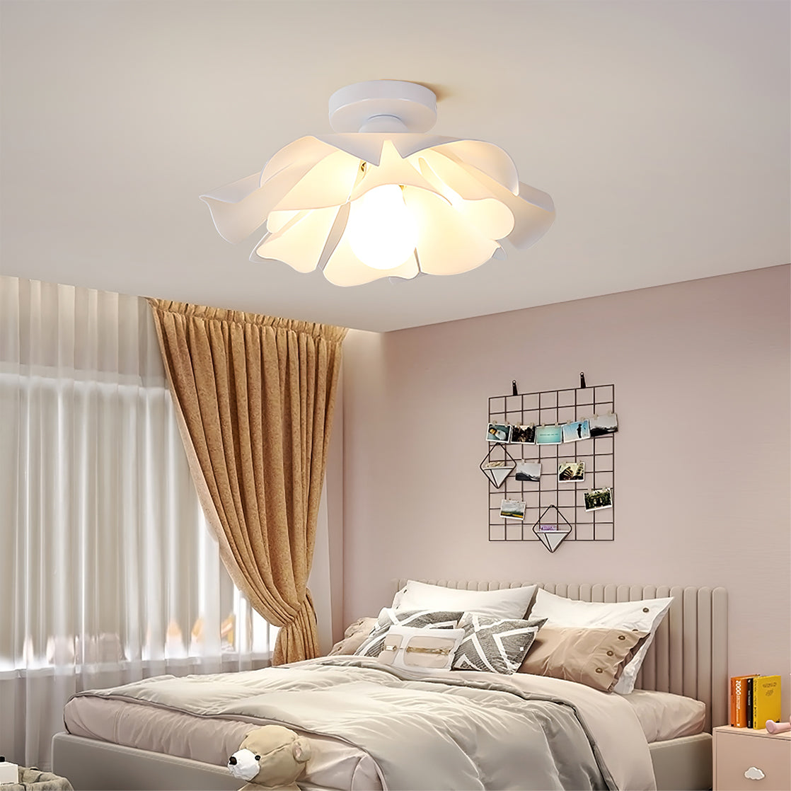 MoonlitBloom - Ceiling Lamp with Night Flowers and Warm Illumination