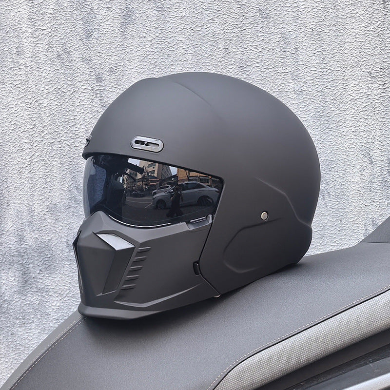 Retro Pilot Motorcycle Helmet – DOT and ECE Approved, Timeless Look