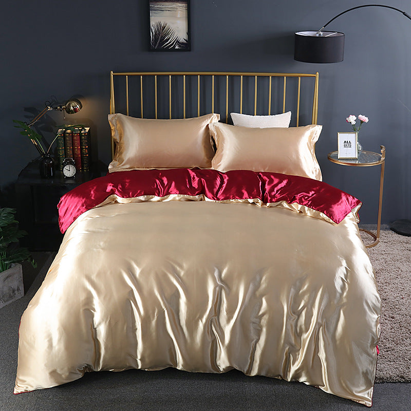 SilkenDream - Luxury 4-Piece Satin Bedding Set