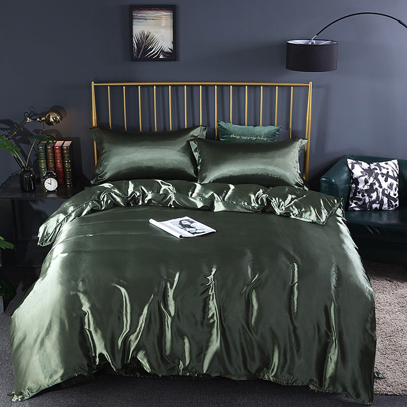SilkenDream - Luxury 4-Piece Satin Bedding Set