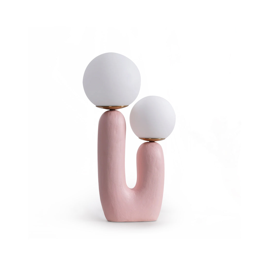 ClearLume – Sleek Glass and Resin Table Lamp
