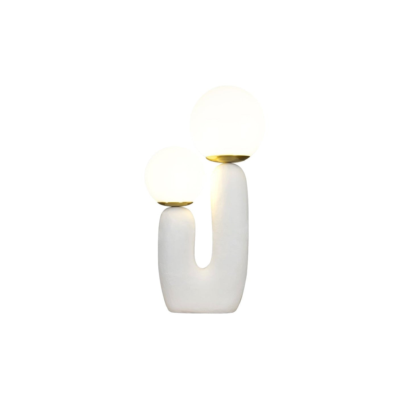 ClearLume – Sleek Glass and Resin Table Lamp