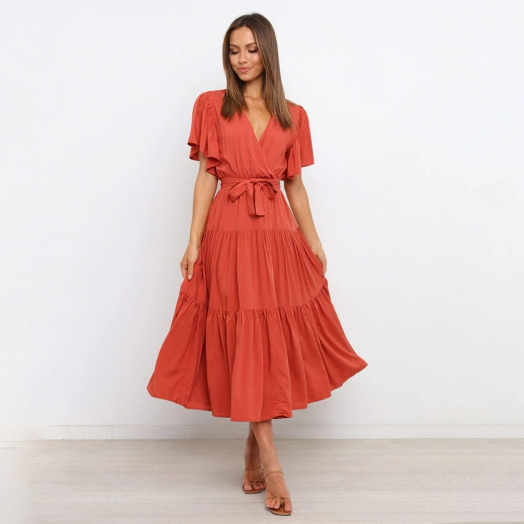 Variant image for Brynlee - Casual Midi Dress for Women, Flattering Fit & Breathable Fabric-26