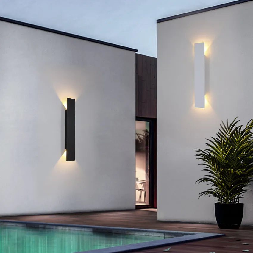 Elegant Waterproof Outdoor Wall Lamp – Durable Aluminum Wall Lights for Garden, Patio, and Entrance Decor-3