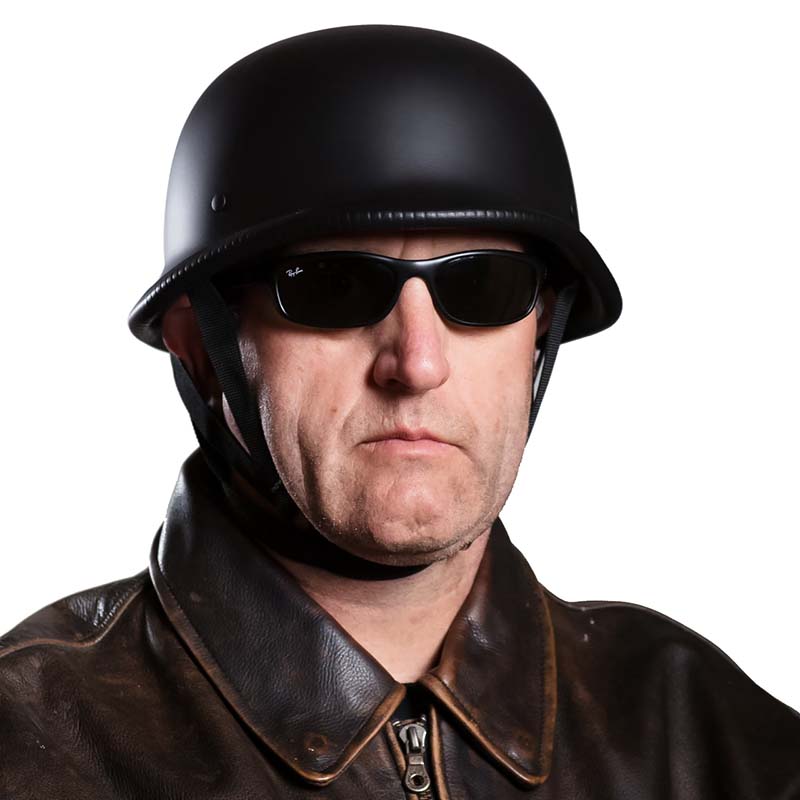 Outlaw Motorcycle Half Face Helmet | ECE and DOT Approved 2