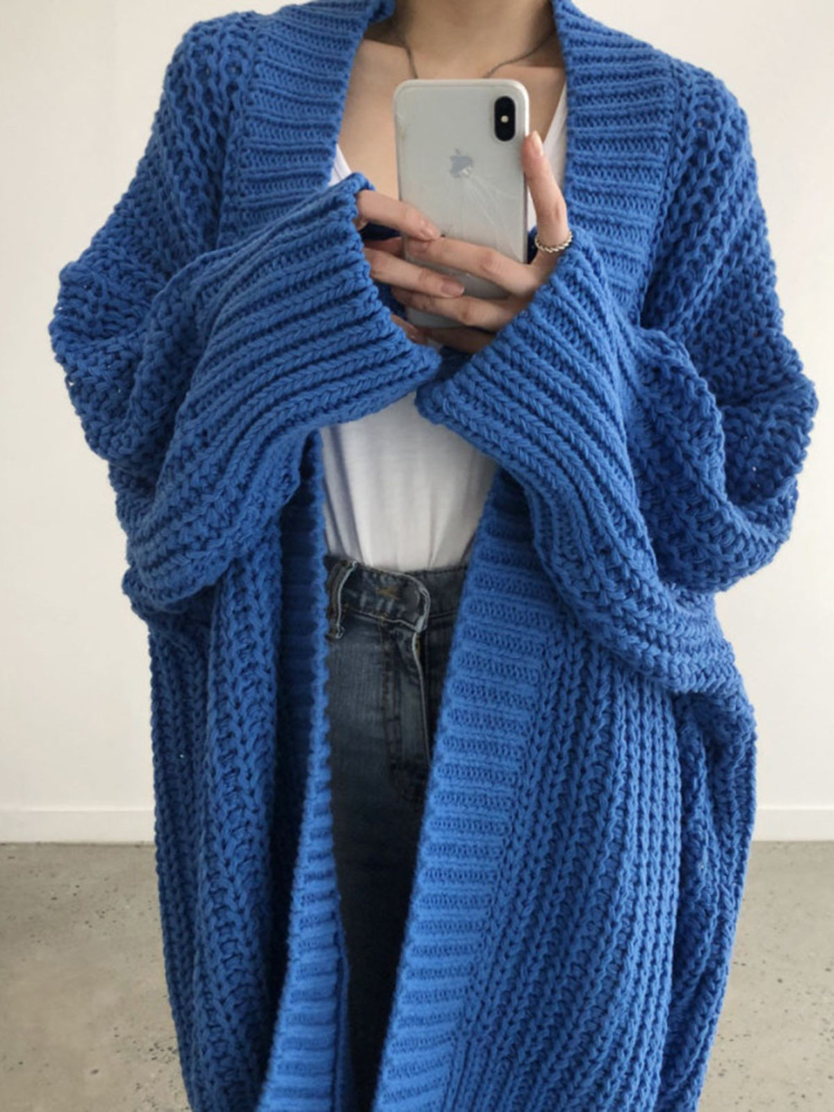 Oversize Split Knit Outerwear 3