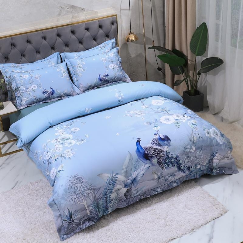 SoleilBlue – Elegant Egyptian Cotton Bedding Set