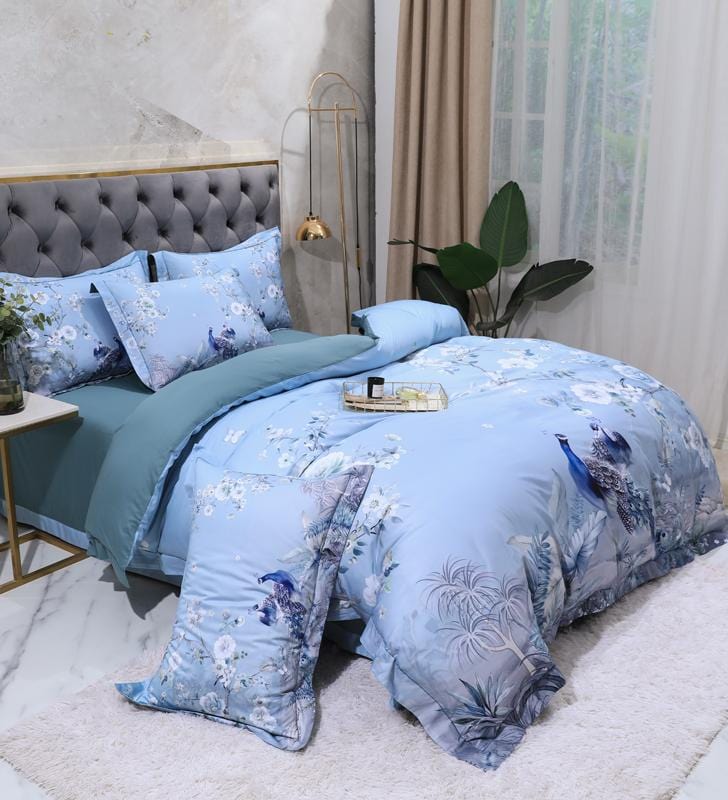 SoleilBlue – Elegant Egyptian Cotton Bedding Set