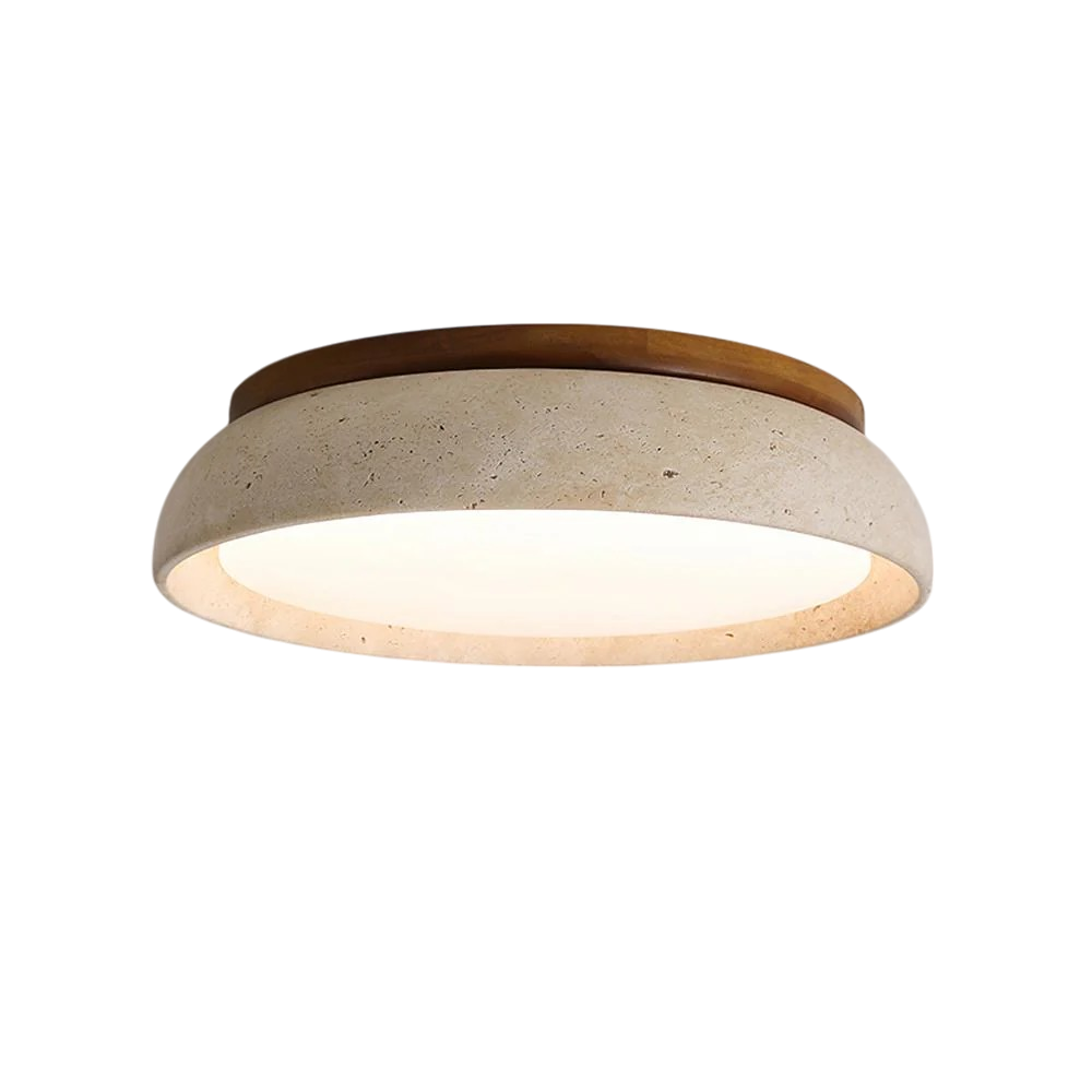Piedra Travertine Ceiling Lamp 6