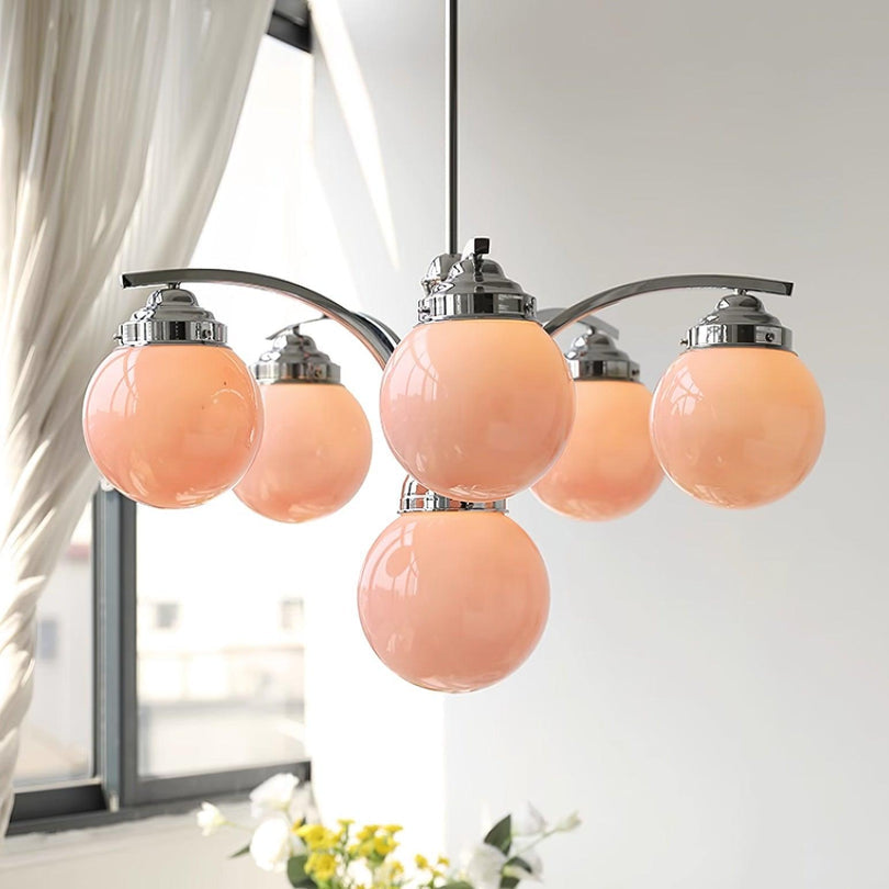OrbisLume – Vintage-inspirierter runder Kronleuchter