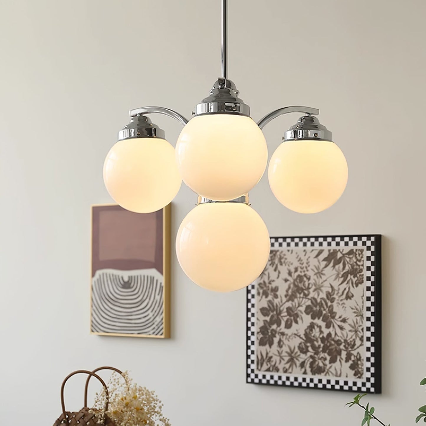 OrbisLume – Vintage-inspirierter runder Kronleuchter