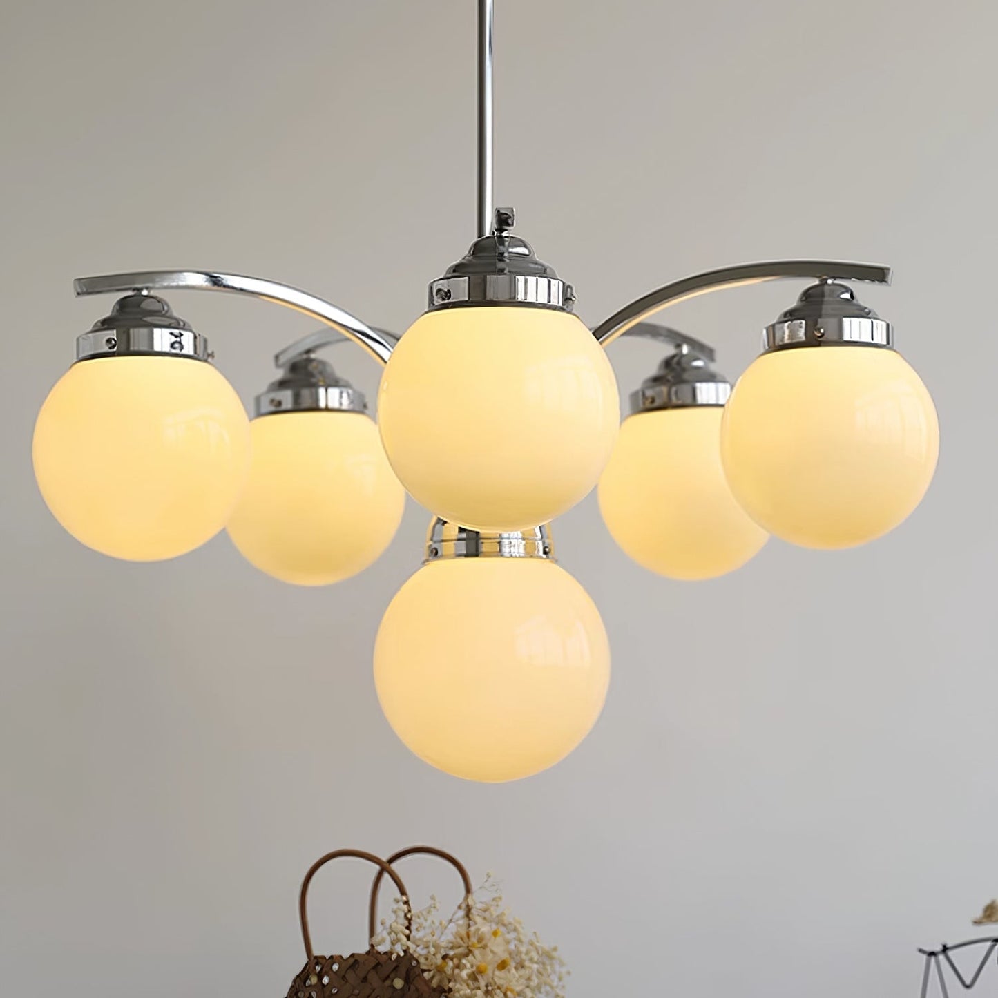 OrbisLume – Vintage-inspirierter runder Kronleuchter