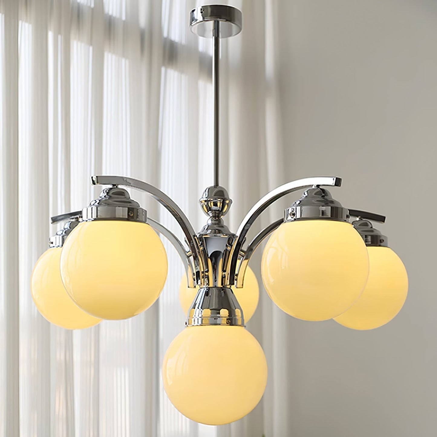 OrbisLume – Vintage-inspirierter runder Kronleuchter