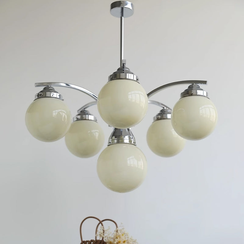 OrbisLume – Vintage-inspirierter runder Kronleuchter