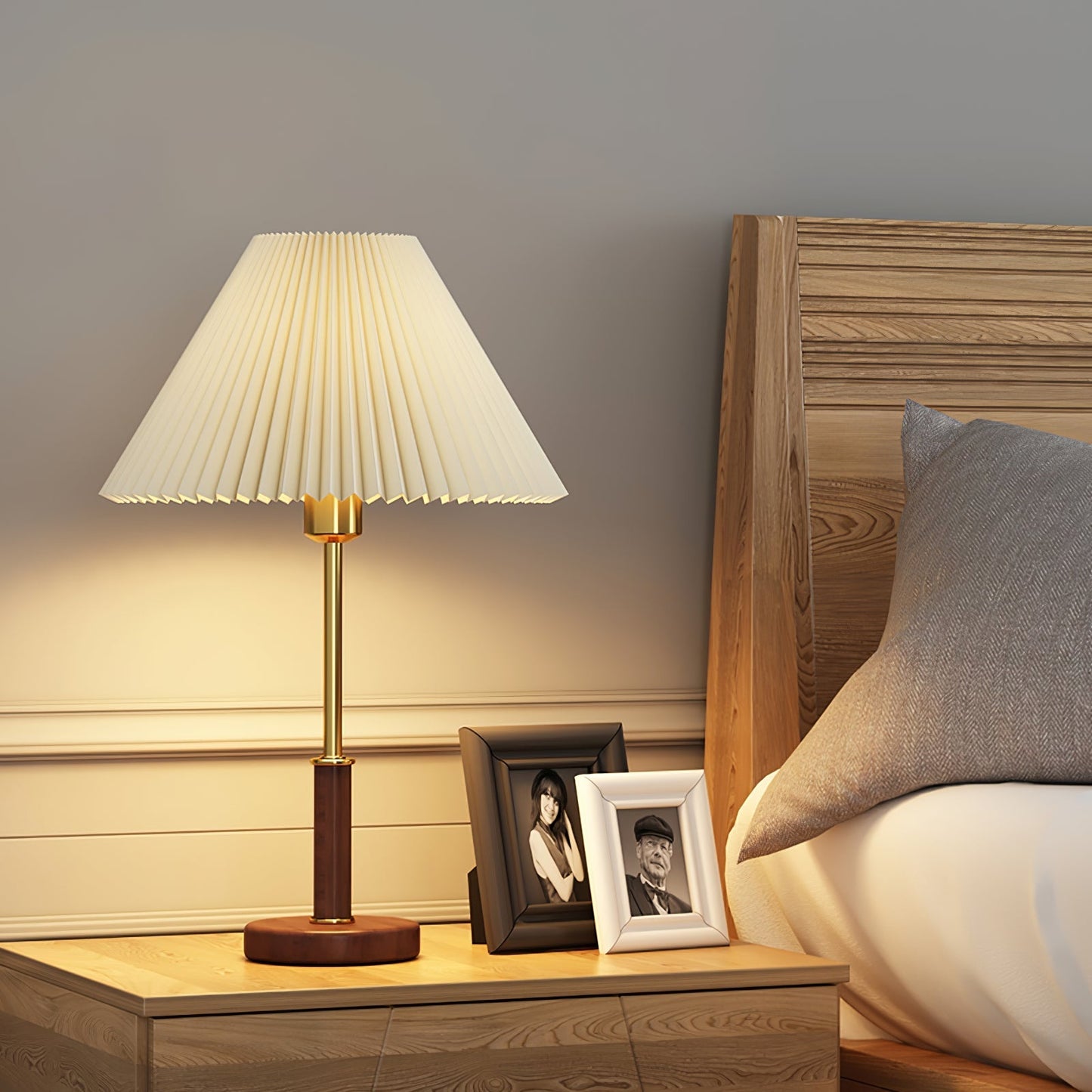 GrainLuxe - Elegant Table Lamp