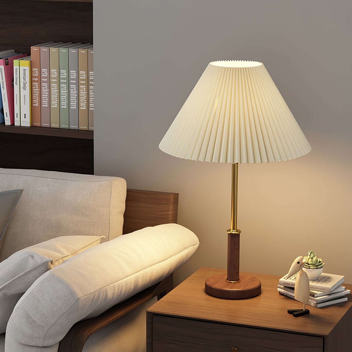 GrainLuxe - Elegant Table Lamp
