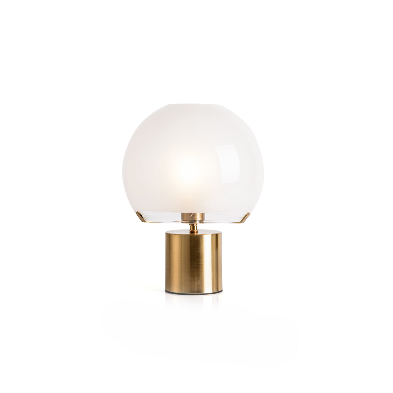 FusionGlow – Retro-Inspired Table Lamp with Glass Base