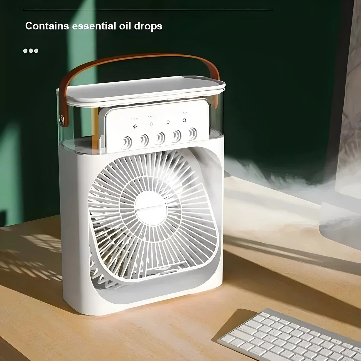 Portable Air Cooler Fan with LED Light 4