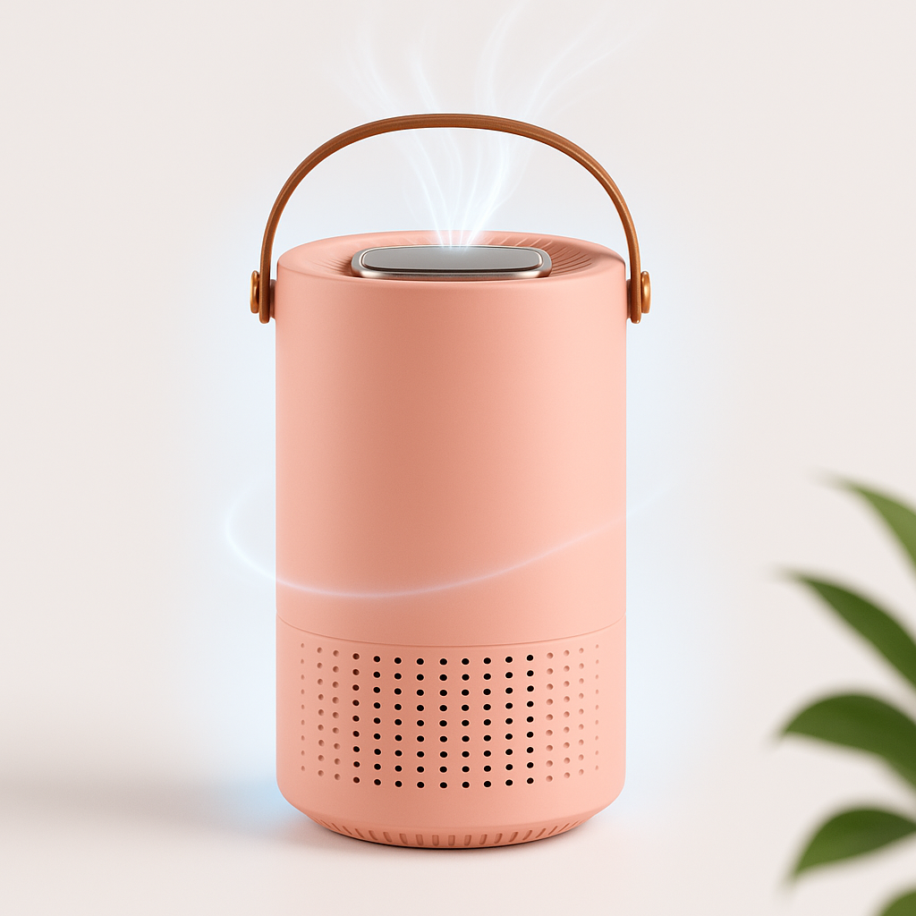 Portable HEPA Air Purifier for Home and Office – Compact USB Air Cleaner with Negative Ion Generator 1
