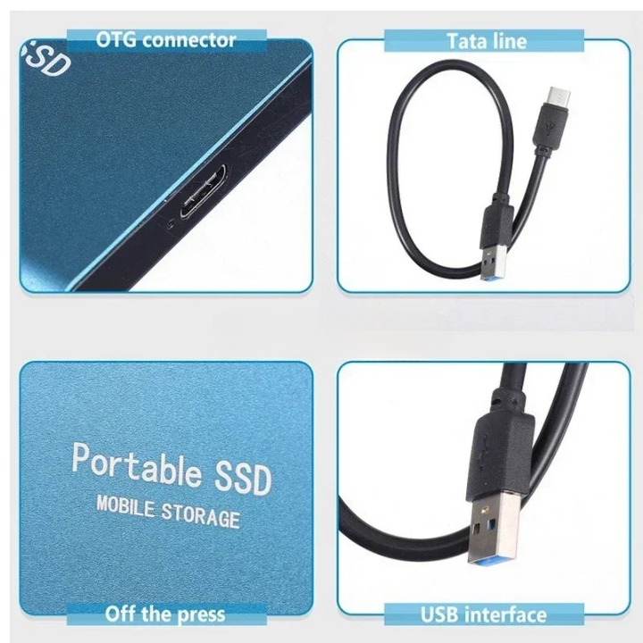 Portable SSD Drive Compact High-Speed Storage 6