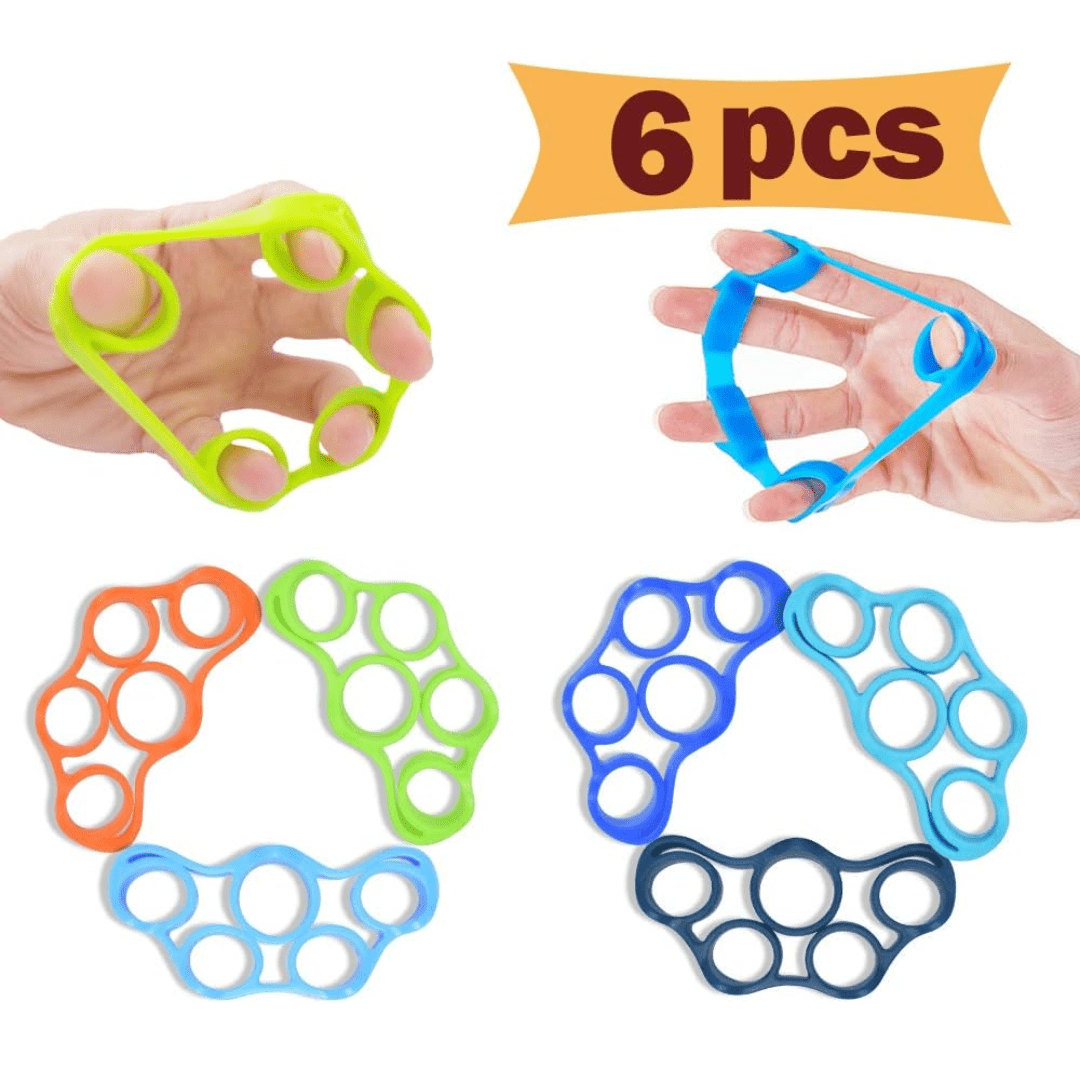 PowerGrip – 6-piece hand strengthener set for strengthening grip strength and pain relief 7