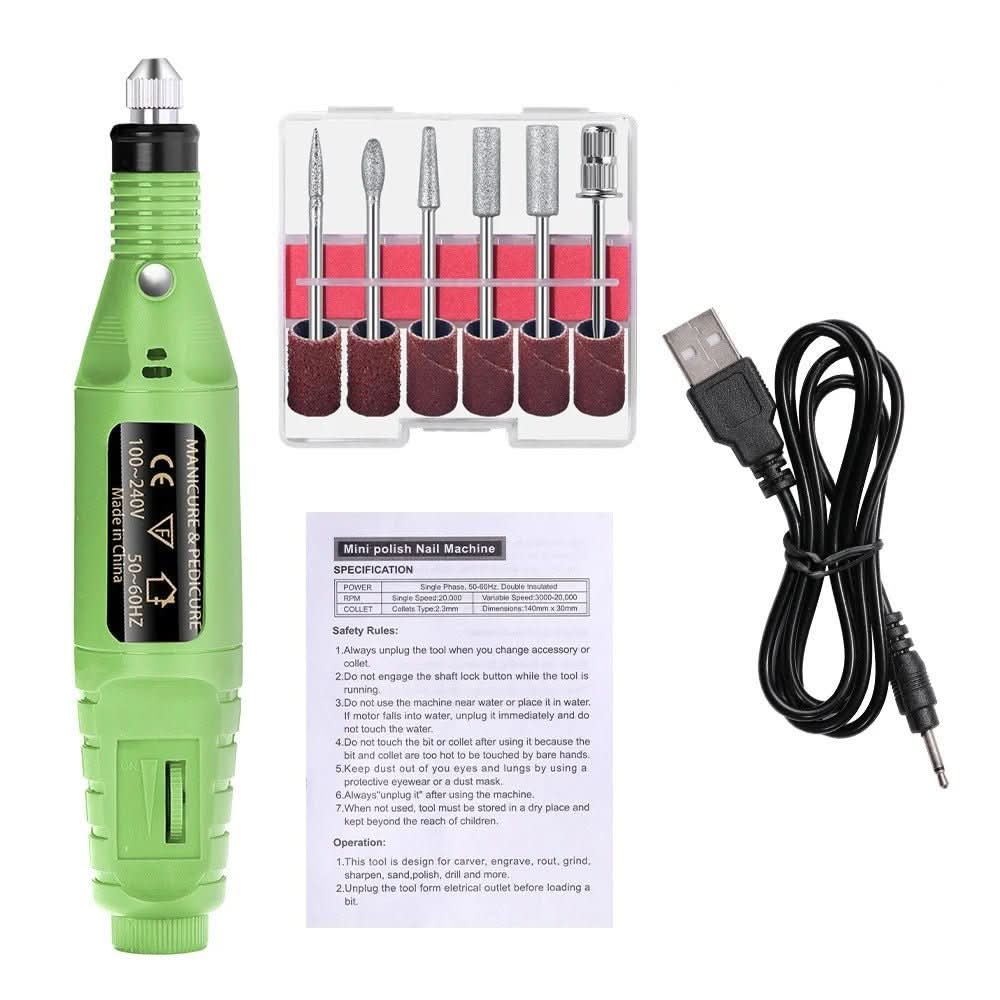 ProNail Expert – Electric 6-in-1 Nail Care Set for Manicure & Pedicure 5