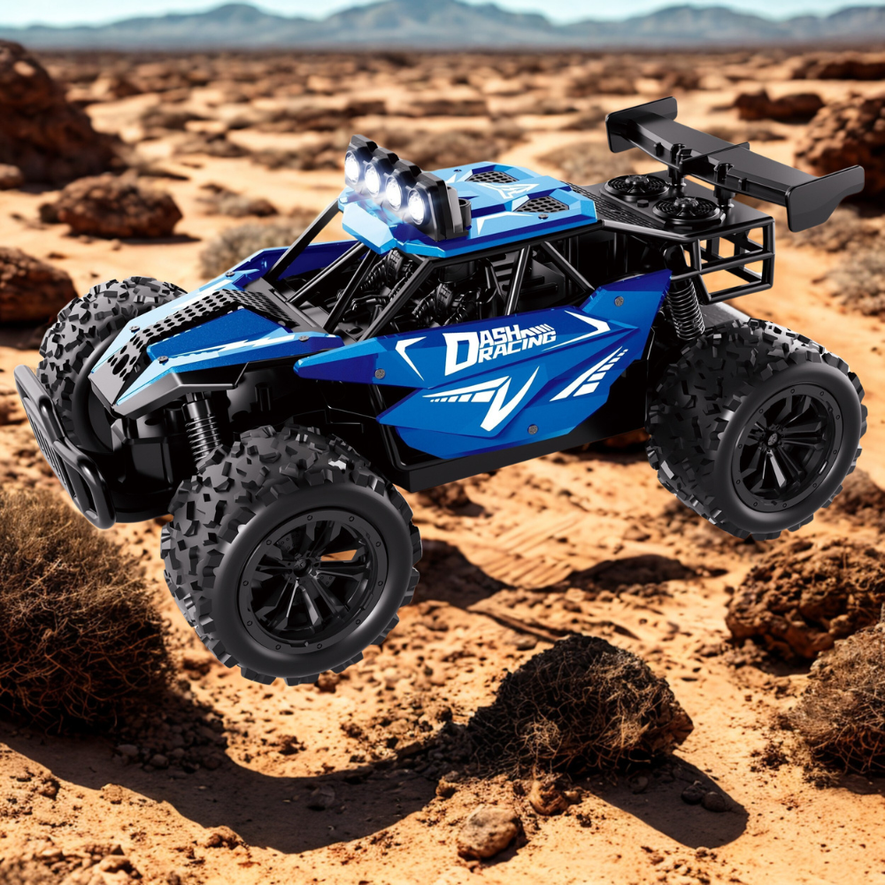 Remote Control Car with Alloy Body and Lights 5