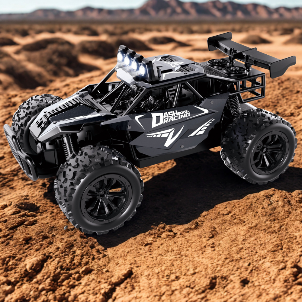 Remote Control Car with Alloy Body and Lights 6